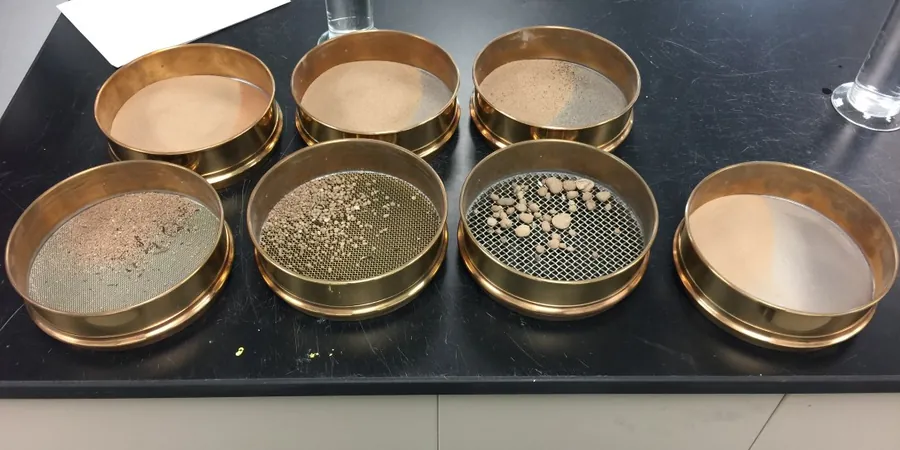 Korngrößenanalyse (Siebung + Hydrometer) in München